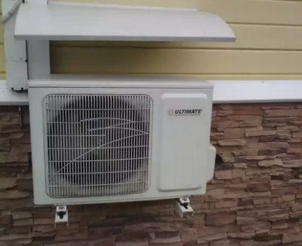 Wall mounted heat pump