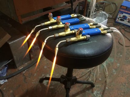 Flame detector for burner