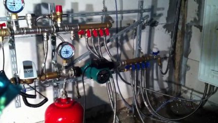 Home boiler room na may isang hydrogen boiler