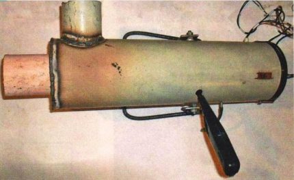Homemade gas gun