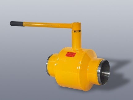 Kulový svařovaný plynový ventil