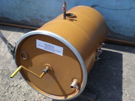 Home-made barrel bioreactor