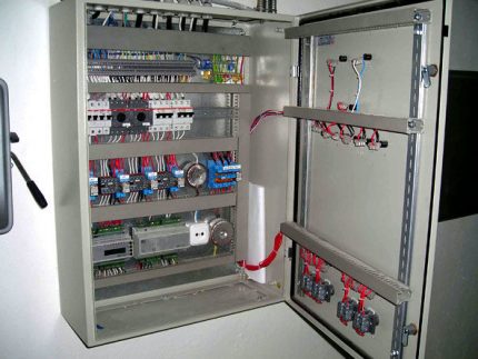 Ventilation control cabinet