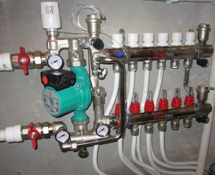 Circulation pump in the heating network