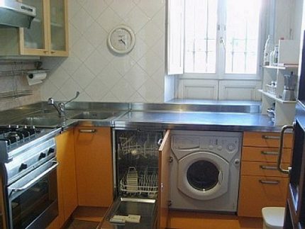 Fully integrated washing machine