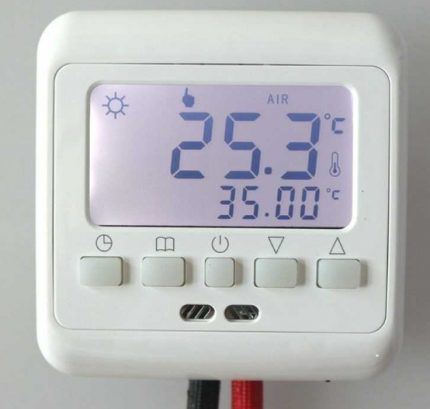 Heat sensor display