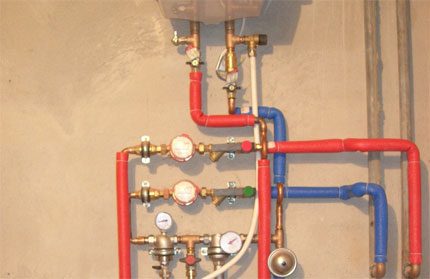 Isolation of boiler water lines