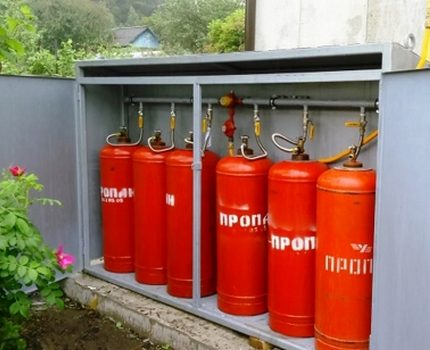 Propane cylinders for heating