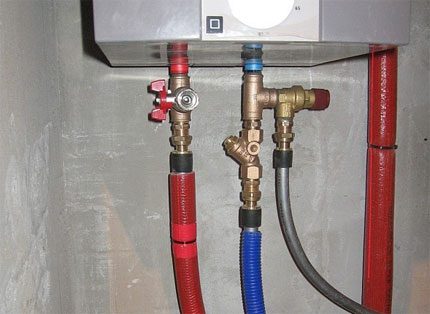 Proper boiler connection