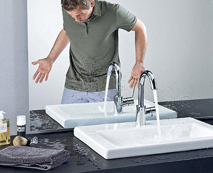 Choosing a washbasin tap in the bathroom