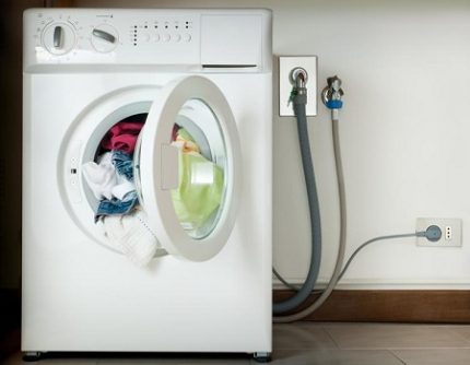Washing machine connection
