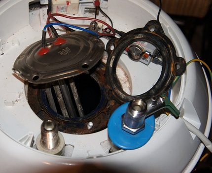 Dismantling the boiler at home
