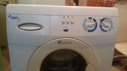 Ardo washing machine large capacity