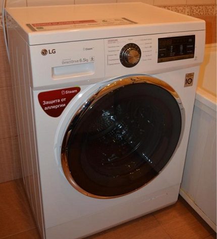 Veļas mazgājamās mašīnas zīmols LG