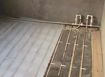 Flooring water floor