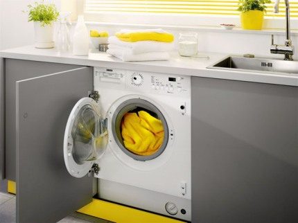 Ankastre çamaşır makinesi