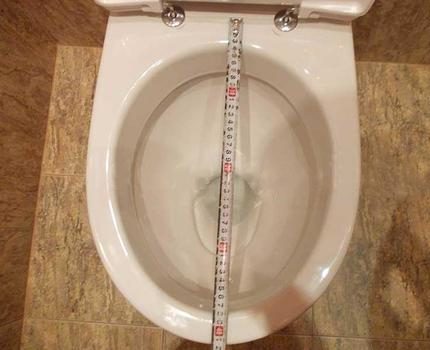 Choosing the size of the lid for the toilet