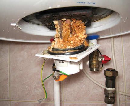 Clogged Water Heater