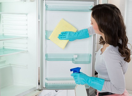 Refrigerator cleaning