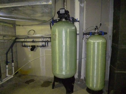 Water deferrization filter