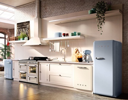 Model variety of Smeg refrigerators