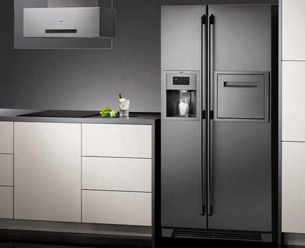 Samsung side-by-side refrigerator