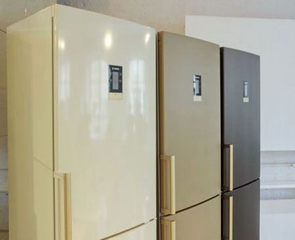 Barevné ledničky Bosch