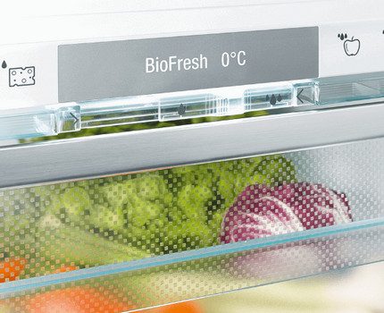 Función BioFresh en el refrigerador Liebher