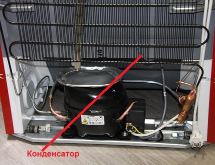 Šaldytuvo kondensatorius