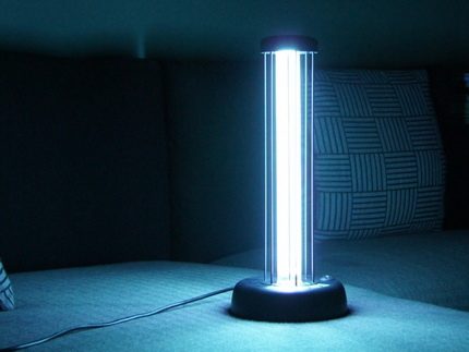 Lampa UV de cristal