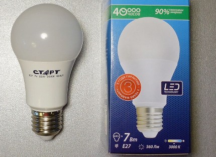 LED lamp marking