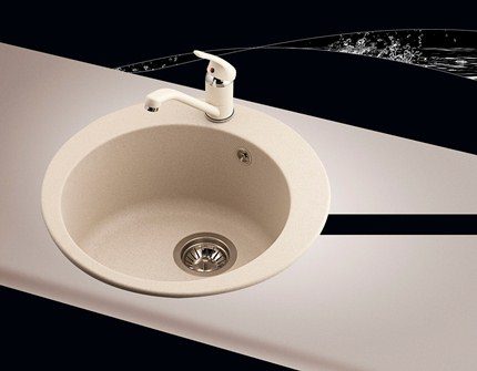 Flush-mounted washbasin