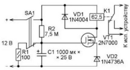 Circuitul tranzistorului de ieșire