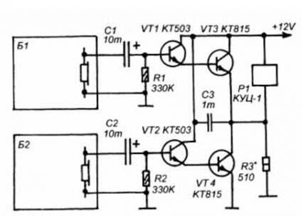 Circuito de cuatro transistores