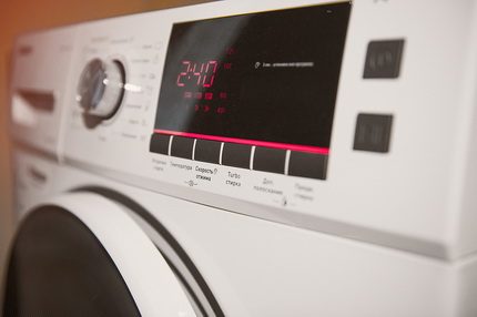 Hansa veļas mazgājamās mašīnas panelis