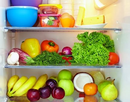 Förvaring av produkter i kylskåpet Saratov