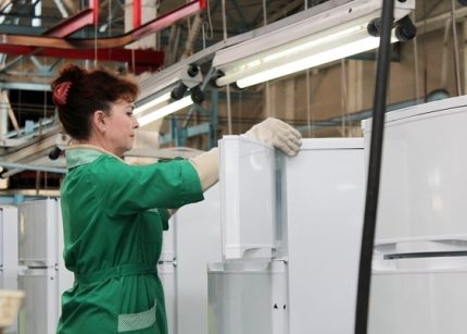 Produktion af køleskabe Saratov