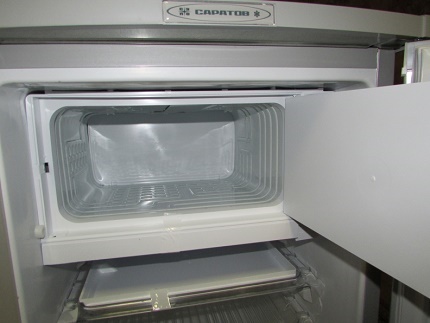 Saratov zīmola ledusskapju priekšrocības