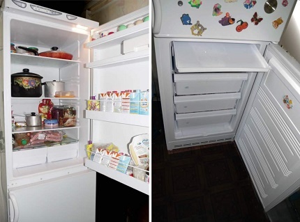 To-kammer kjøleskap Saratov