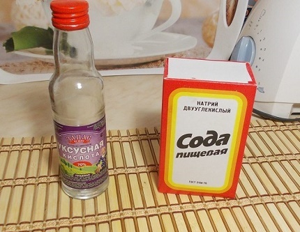 Effective remedy: a combination of vinegar and soda