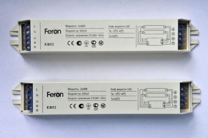 Elektronické předřadníky Feron