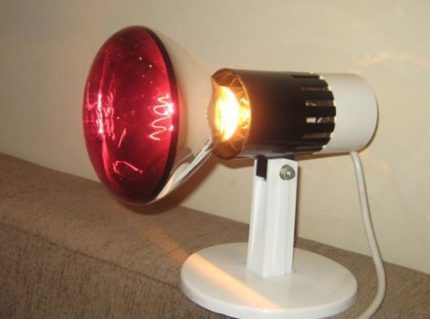 Infrared lamp device