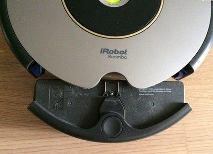 Lixeira no iRobot Roomba 616
