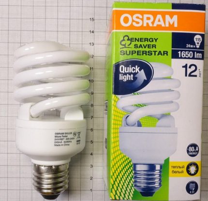OSRAM kompakta lampor
