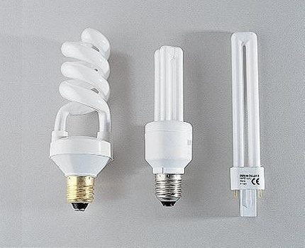 Variétés de lampes fluorescentes compactes
