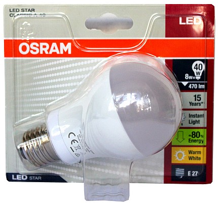 Osram LED lampa typ E27