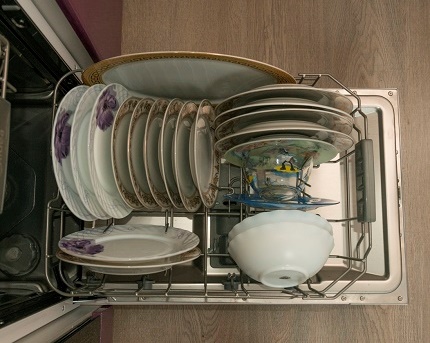 Chargement du lave-vaisselle