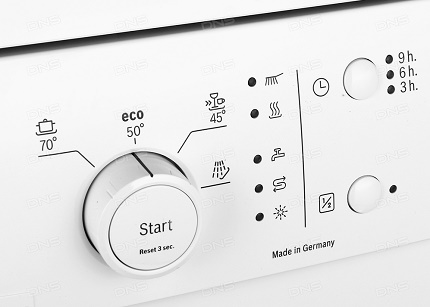 Bosch trauku mazgājamās mašīnas vadības panelis