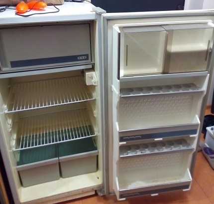 Le temps de l'apparition des réfrigérateurs de marque Sviyaga