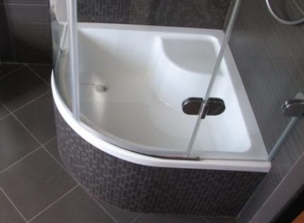 Zrekonštruovaná sprchová vanička